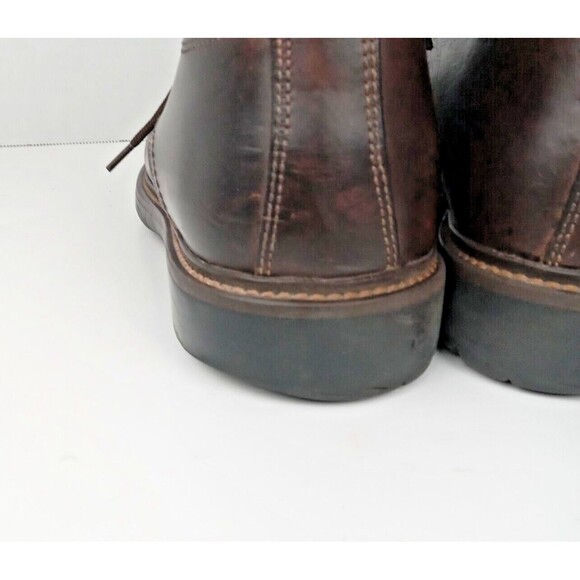 Johnston & Murphy Leather Boots Men\'s 8.5 Vintage Brown Suede Trim main image 16